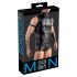 Svenjoyment - Top masculino sexy sem alças (preto) - L