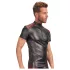 NEK - jaqueta masculina com zíper - detalhe vermelho - preta