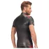 NEK - jaqueta masculina com zíper - detalhe vermelho - preta