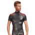 NEK - blusa masculina preta com detalhes vermelhos e zíper - XL