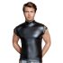 Camiseta Masculina NEK - Preto com Rebites e Tela - M