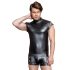 Camiseta Masculina NEK - Preto com Rebites e Tela - L