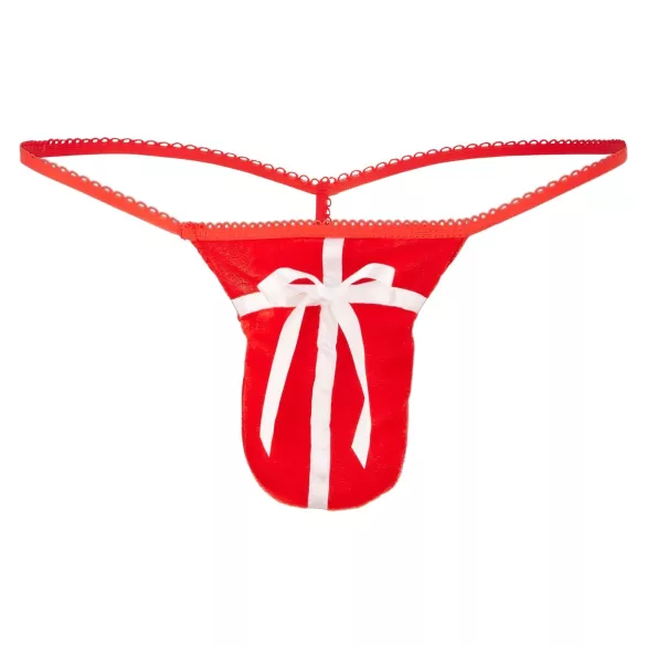 Tanga vermelha de Natal para homem, ideal para presente (tamanhos S-L)