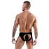 Svenjoyment - tanga de garçom masculino - conjunto fantasia - preto e branco