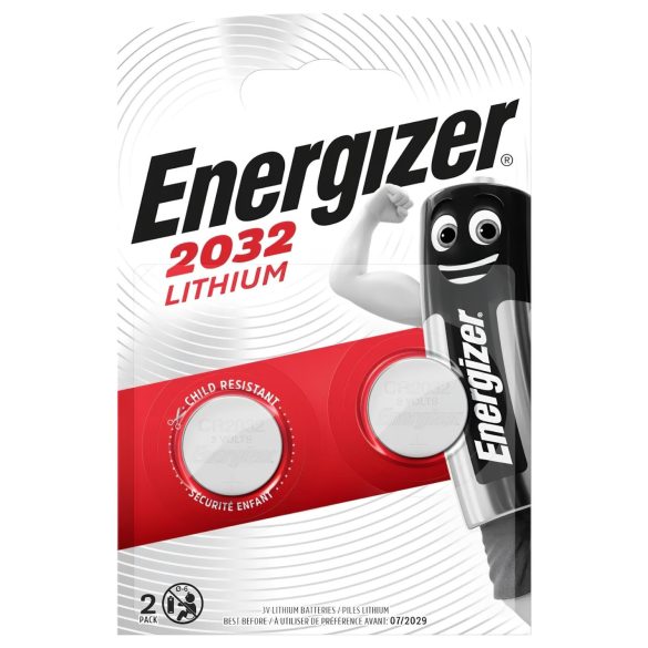 Pilha Tipo Moeda Energizer CR2032 (Pacote com 2)