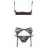 Cottelli - kit erótico 3 peças - preto - 80B/M