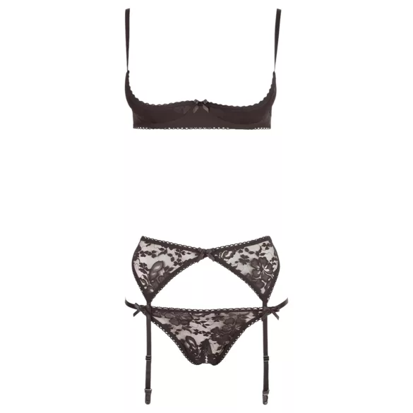 Cottelli - kit erótico 3 peças - preto - 80C/M