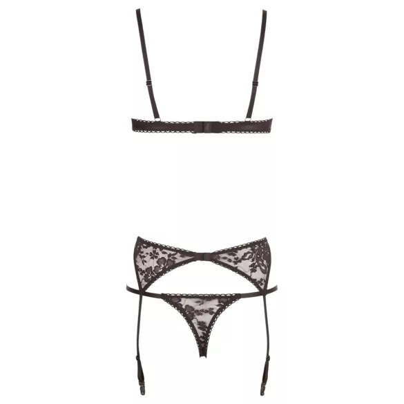 Cottelli - kit erótico 3 peças - preto - 80C/M