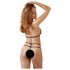 Cottelli - Conjunto rendado aberto (preto)