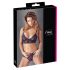 Cottelli - Conjunto de sutiã rendado floral (roxo) - M