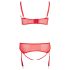 Cottelli Plus Size - Conjunto de Lingerie Versátil (vermelho) - 95E/2XL