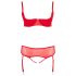 Cottelli Plus Size - Conjunto de Lingerie Versátil (vermelho) - 95E/2XL