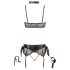 Cottelli Bondage - Conjunto de lingerie rendado (5 peças)