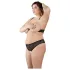 Cottelli Plus Size - conjunto de lingerie com pérolas - preto - 2XL