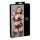 Cottelli Bondage - conjunto lingerie rendada brilhante (4 peças)