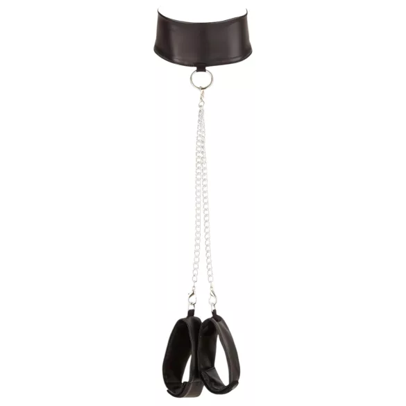Cottelli Bondage - conjunto lingerie rendado brilhante 4 peças - M