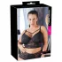 Cottelli Plus Size - sutiã rendado com alças (preto) - 95F