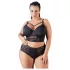 Cottelli Plus Size - sutiã rendado com alças (preto) - 95F