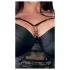 Cottelli Plus Size - sutiã rendado com alças (preto) - 95F