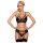 Conjunto de Lingerie com Strass Obsessive 818-SEG-1 (preto) - L/XL