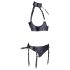 Cottelli Bondage - Conjunto sexy elevador com algemas (preto) - XL