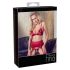 Abierta Fina - Conjunto Vermelho com Correntes Brilhantes - L
