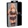 Cottelli Bondage Plus Size - conjunto de sutiã rendado (preto) - 4XL