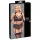Cottelli Bondage Plus Size - conjunto de sutiã rendado (preto) - 4XL