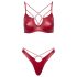 Cottelli Party - Conjunto de Top Brilhante (vermelho)