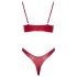 Cottelli Party - Conjunto de Top Brilhante (vermelho)