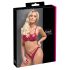 Cottelli Party - Conjunto de Top Brilhante (vermelho)
