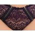 Cottelli Plus Size - Conjunto transparente com padrão (roxo) - 2XL
