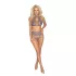 Kissable - conjunto de lingerie de renda (roxo)