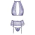 Kissable - conjunto de lingerie de renda (roxo)