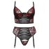 Cottelli Plus Size – conjunto de sutiã (vermelho) - 90C/XL