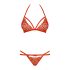 Conjunto de Soutien Rendado Obsessive 838-SET-3 com Alças (Vermelho) - L/XL