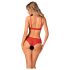 Obsessive Atenica - Conjunto Sensual com Alças Cruzadas (vermelho)