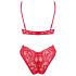 Obsessive Atenica - Conjunto Sensual com Alças Cruzadas (vermelho)