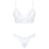 Conjunto Obsessive Heavenlly - sutiã rendado (branco) - M/L