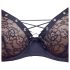 Cottelli Party - conjunto de sutiã com cadarços (preto) - 85C/L