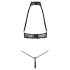 Abierta Fina - Conjunto aberto c/correntes (preto) - XL