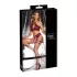 Cottelli Bondage - conjunto de sutiã com tiras cruzadas - vermelho