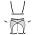 Cottelli Bondage - Conjunto Transparente com Correntes (Preto)