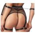 Cottelli Bondage - Conjunto Transparente com Correntes (Preto)