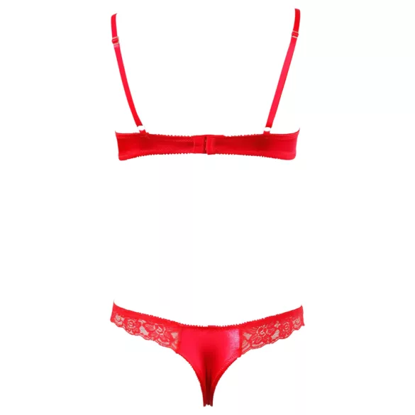 Cottelli - conjunto lingerie com sutiã levantador - renda preta
