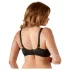 Cottelli - sutiã plus size levantador de seios - preto - 90D