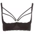 Cottelli Plus Size - sutiã com tiras e anel - preto