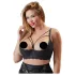 Cottelli Plus Size - sutiã com tiras e anel - preto - 95E