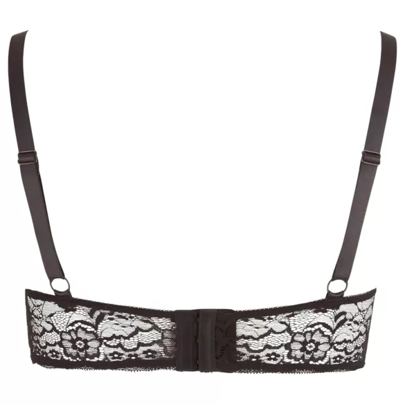 Cottelli Plus Size - sutiã com tiras e anel - preto - 95E