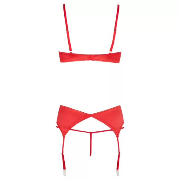 Cottelli - conjunto com sutiã aberto e coração - vermelho